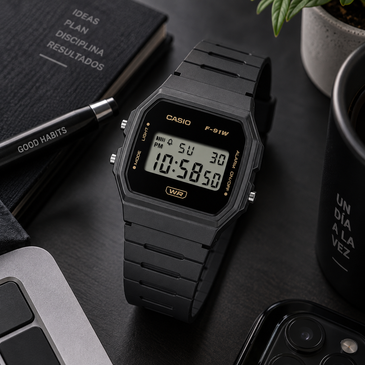 RELOJ CASIO F 91WB-8ADF