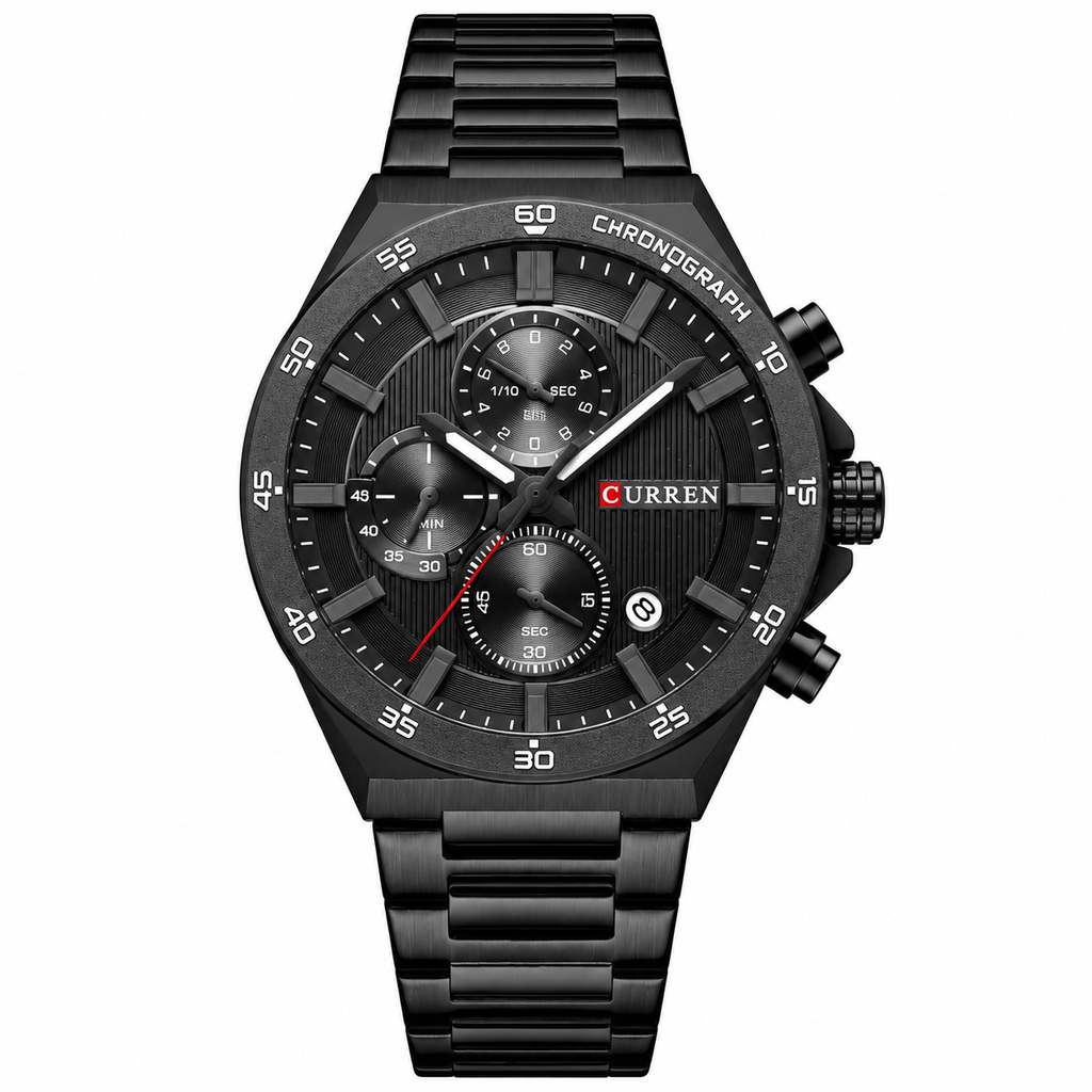 RELOJ CURREN 8481 CRONOGRAPH NEGRO