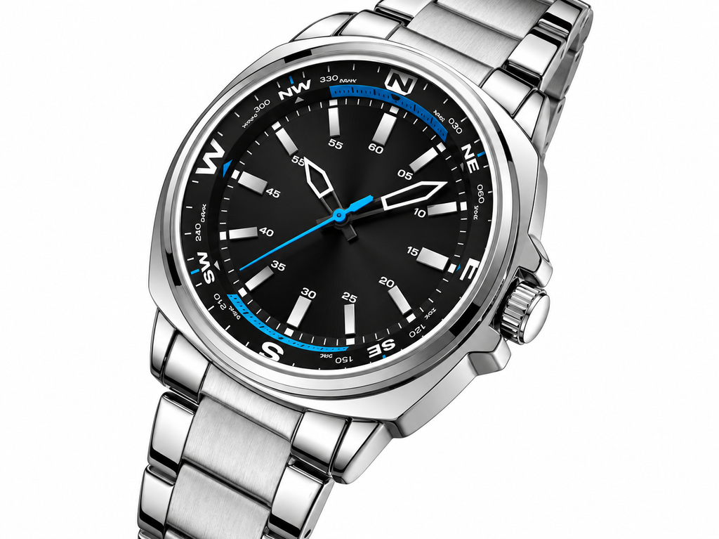 RELOJ CURREN 8455 PLATEADO