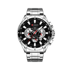 RELOJ CURREN 8363 CRONOGRAPH PLATEADO