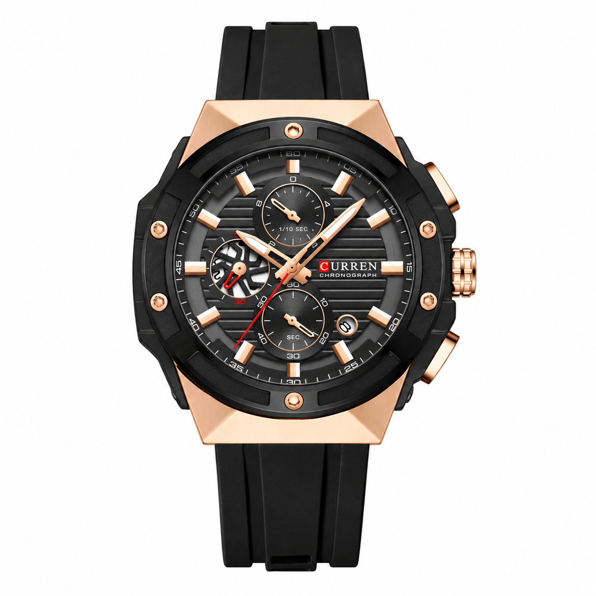 RELOJ CURREN 8462 CRONOGRAPH NEGRO