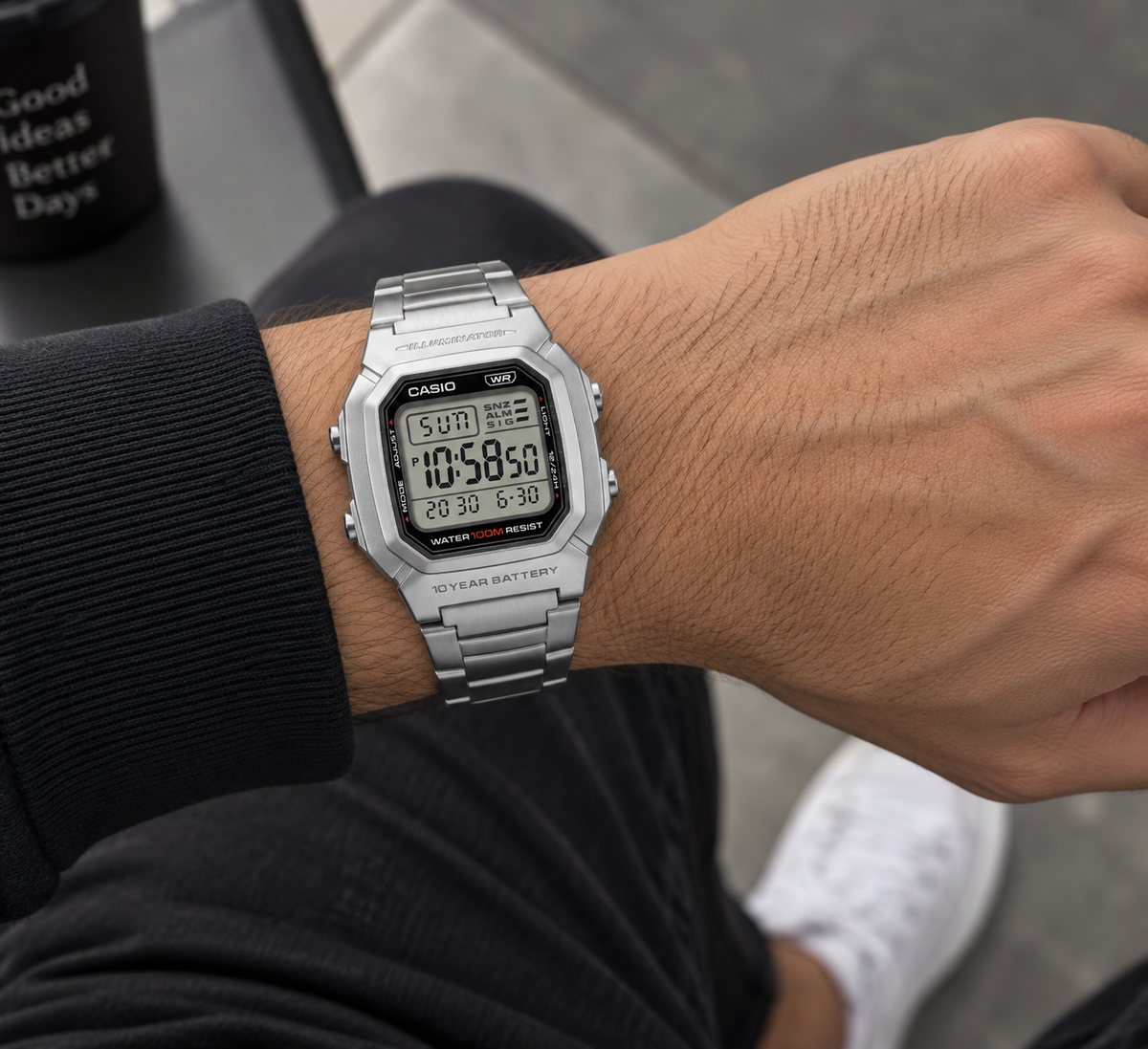 RELOJ CASIO W 800HD-1AVDF
