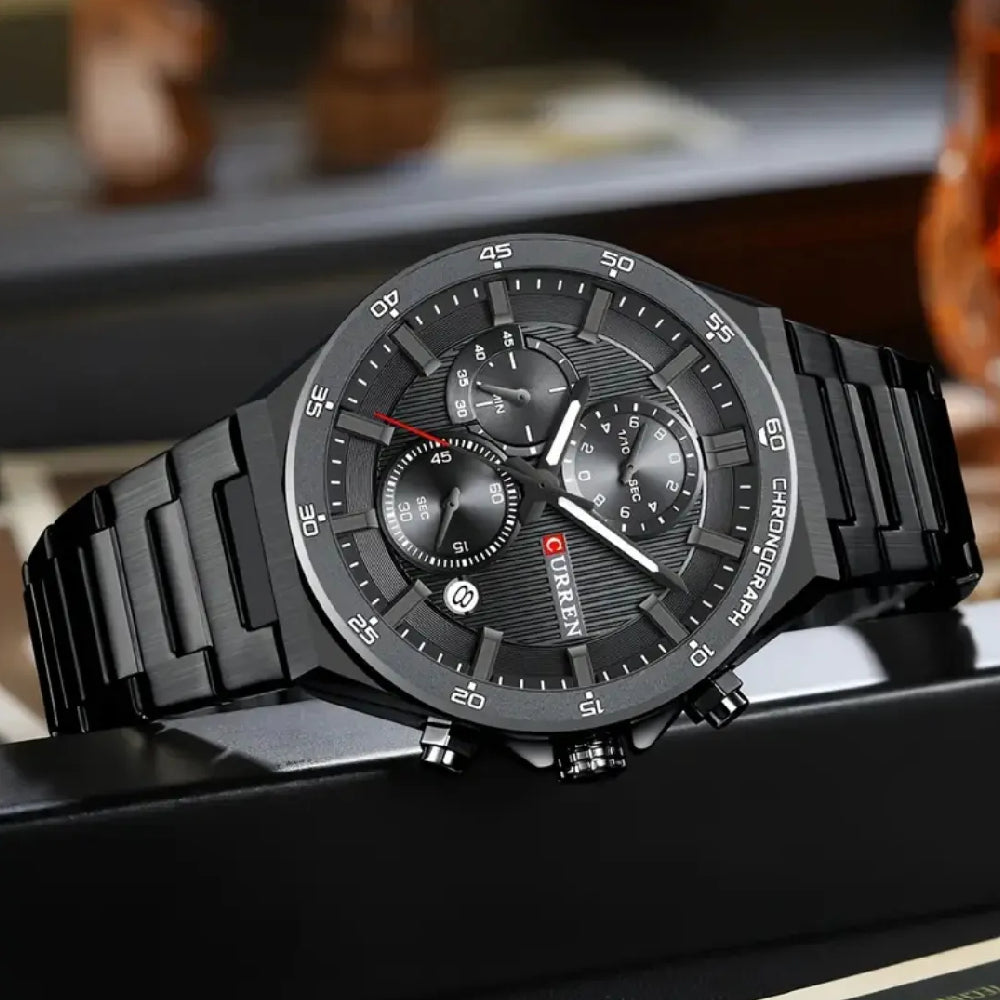 RELOJ CURREN 8481 CRONOGRAPH NEGRO