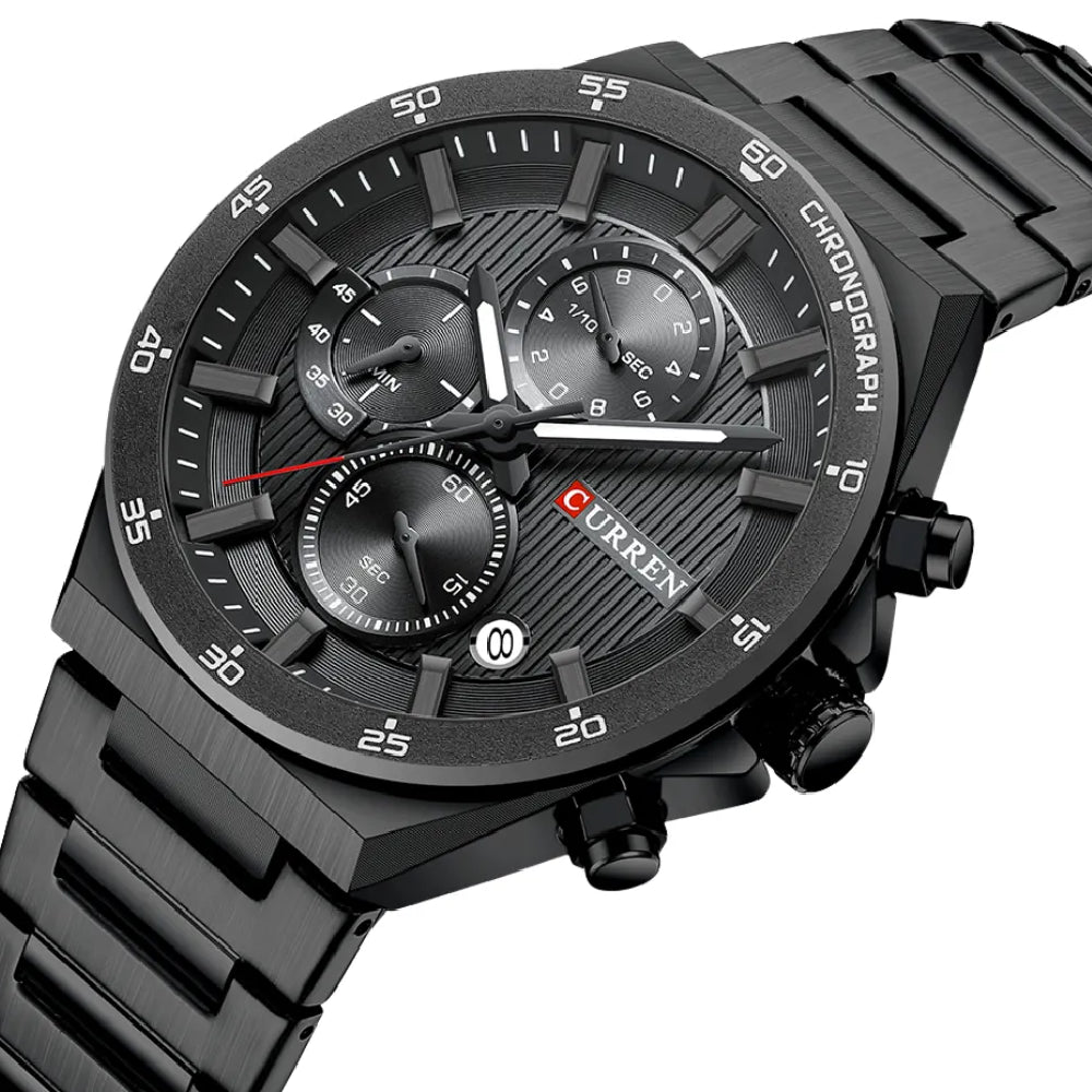 RELOJ CURREN 8481 CRONOGRAPH NEGRO